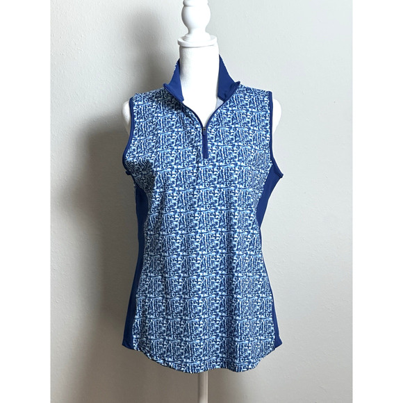 TGW Women’s Athletic Top Three Quarter Zip Size M Women’s Cross Weave Golf Shirt - Picture 7 of 16